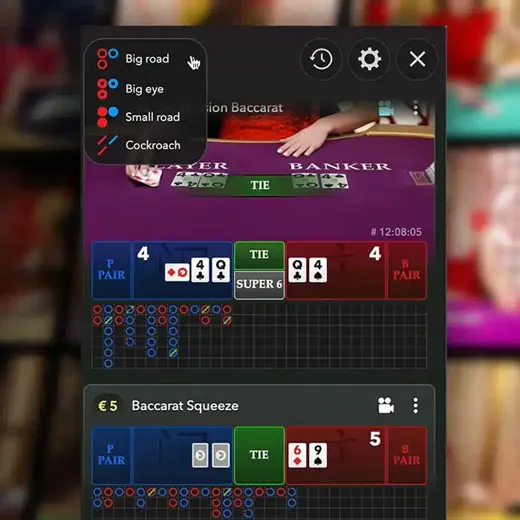 Live Baccarat Squeeze